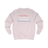 Military Strong Unisex Sweatshirt - Perfect Gift for Armed Forces Families - Cozy Apparel for Veterans, Holidays, & Support