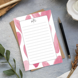 Rosy Blush Notes Notepad