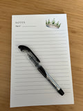 Emerald Crown Notepad