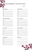 Weekly To Do List Notepad