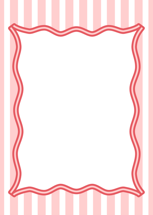 Blush Frame Notes Notepad