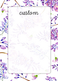 Lavender Bloom Custom Notepad