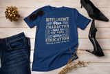 Intelligence Plus Character T-Shirt